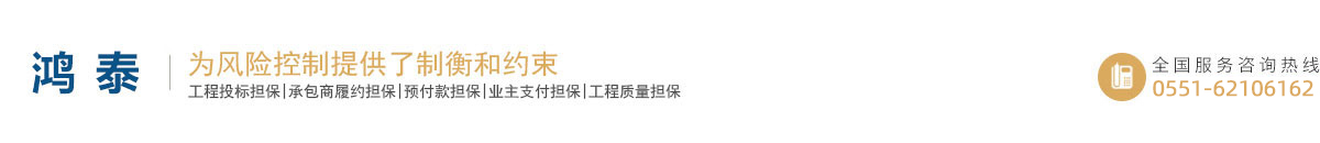 安徽鸿泰工程担保有限公司
